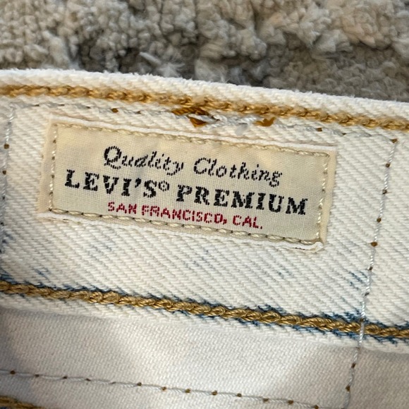 NWT Levis 501 Premium 81 High Rise Loose Tapered Leg Acid Wash Jean Womens 28x31 - Picture 8 of 13